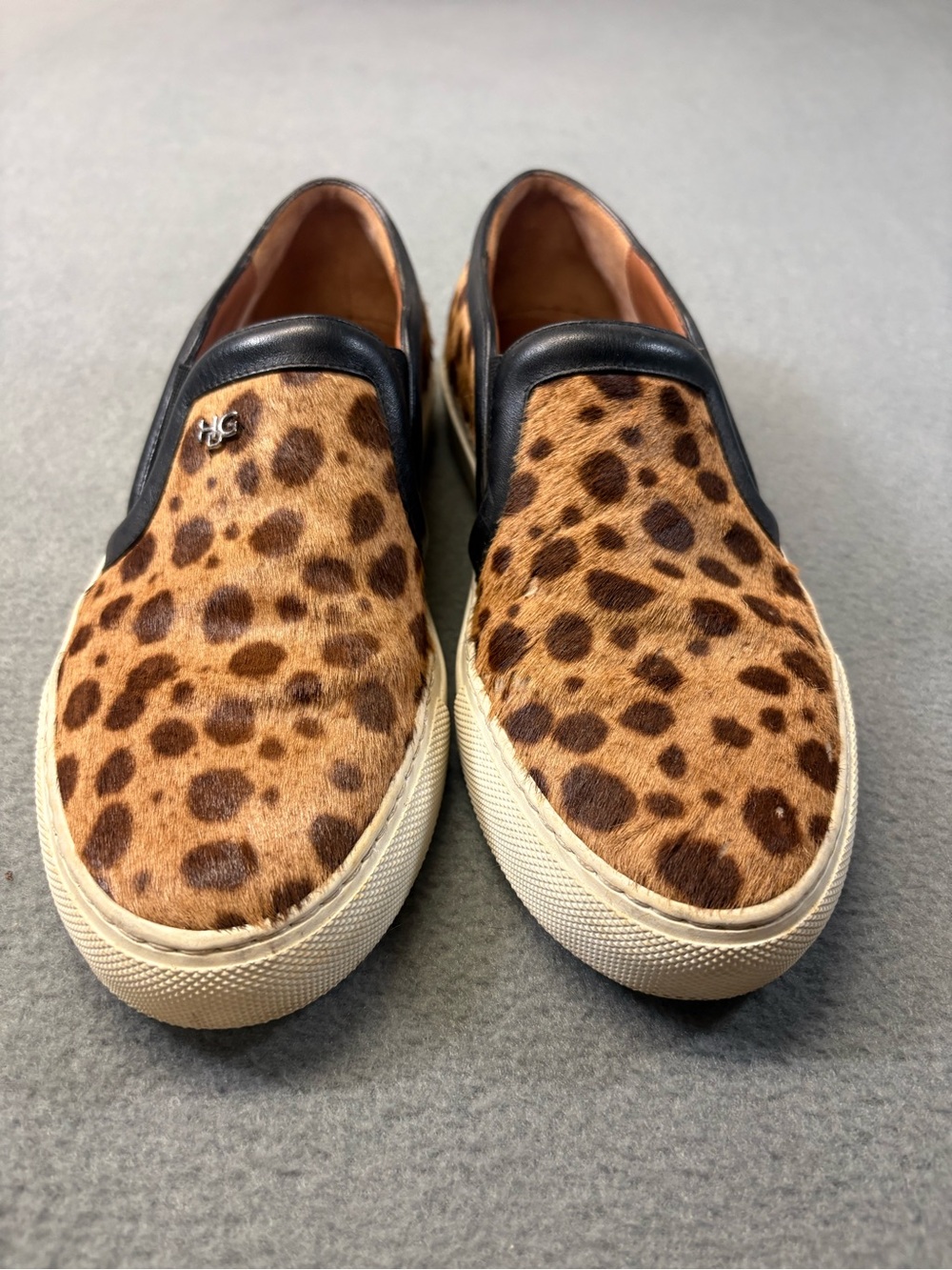Givenchy Ponyhair Loafers Sneakers Slip On Skate Leopard 37 /6.5 - Picture 2 of 7
